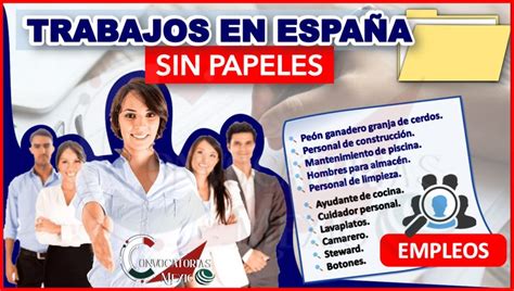 Empleos de trabajo en madrid sin papeles